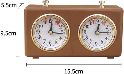 Schachuhr Timer, Schachuhren Analog Mechanischer Countdown Timer Schachuhr, Professioneller Wettkamp