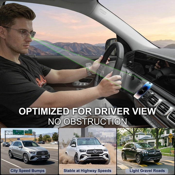 Handyhalter Für Mercedes-Benz GLE GLS 2020-2026, Starker Magnetischer Handyhalter Kompatibel Mit Mag