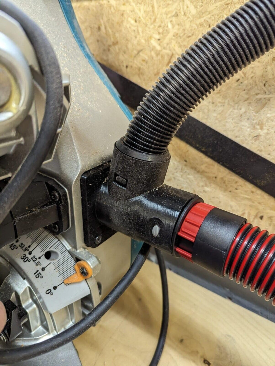 Absaugadapter passend für Makita, LS1219, DLS211, DLS111, LS003 auf C35 Kupplung