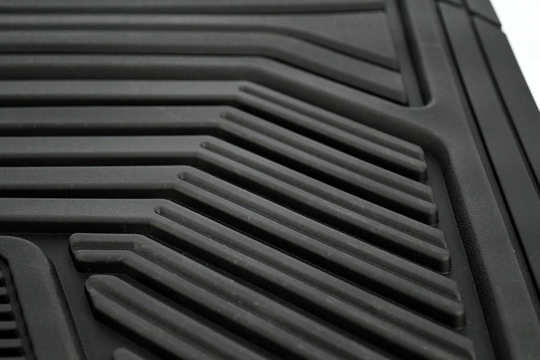 MICHELIN 009071 geriffelte Gummimatten für Vordersitze, 2 Stück