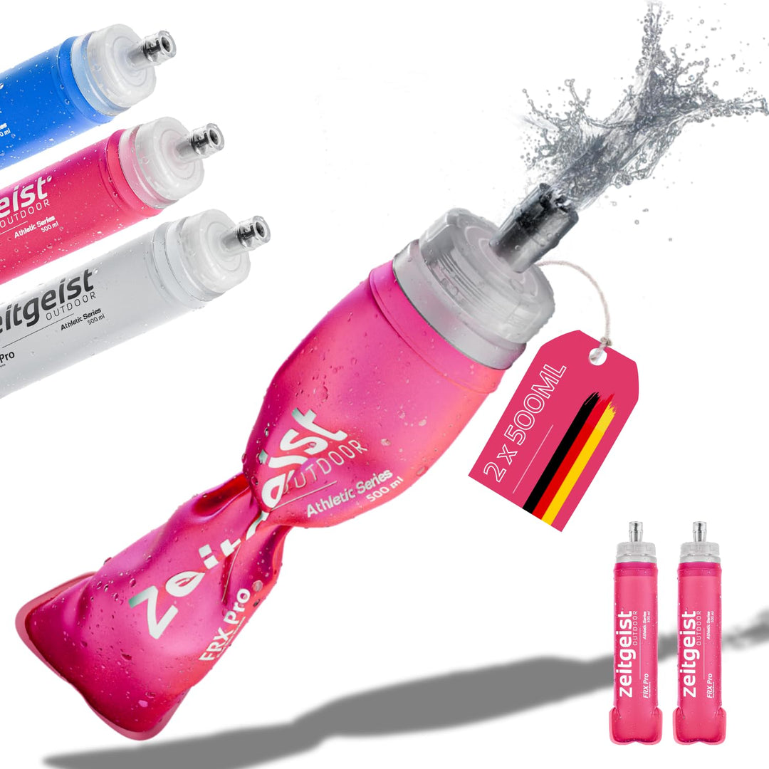 Soft Flask 500 ml FRX Pro (2er Set) Laufflasche TPU, BPA-frei, Faltflasche, faltbare Trinkflasche fü