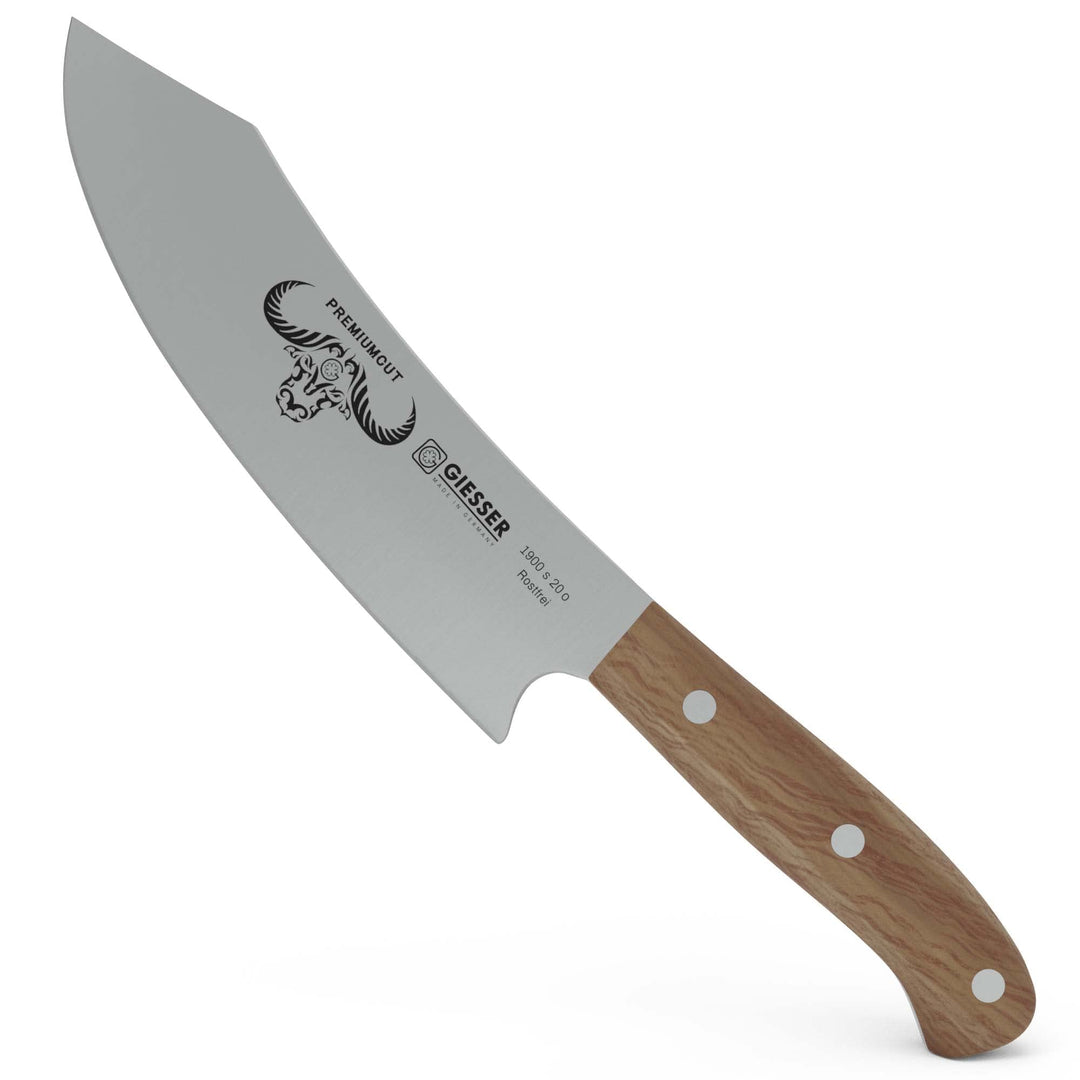 GIESSER seit 1776 - Made in Germany - Kochmesser 20 cm Olivenholz, PremiumCut Chefs No 1, Küchenmess