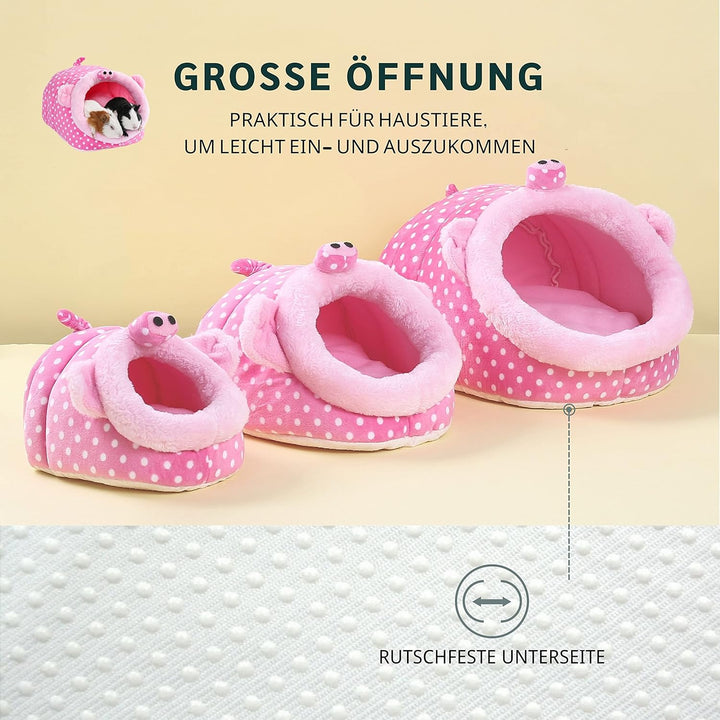 JanYoo Kleintierhöhle für Chinchilla, Igel, Meerschweinchen, Käfigzubehör, Spielzeug, für Bartagame,