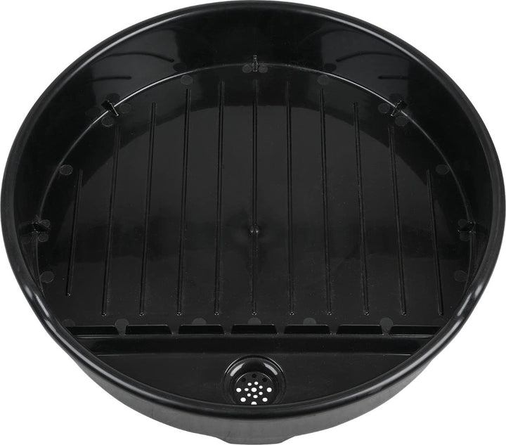 KS Tools 150.9209 Polyethylen-Fasstrichter mit Sieb, 30 l, Schwarz