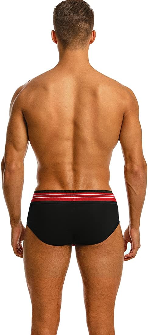 BSHETR Herren-Unterwäsche, Unterhosen Männer Slips, 3er-Pack, 5er-Pack, Netzstoff, niedrige Taille,