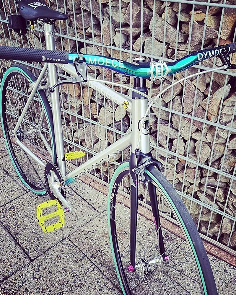 Dymoece MTB Lenker Fahrradlenker 31.8MM Mountainbike Riser Lenker Aluminiumlegierung 780mm Regenboge