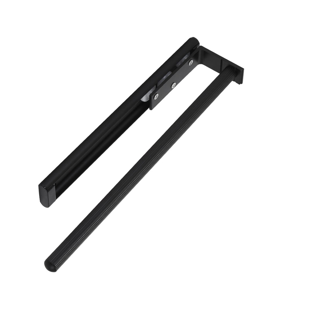 SOTECH Aluminium Handtuchhalter TED 1-armig schwarz matt (325-487 mm, ausziehbar) Teleskop-Handtucha