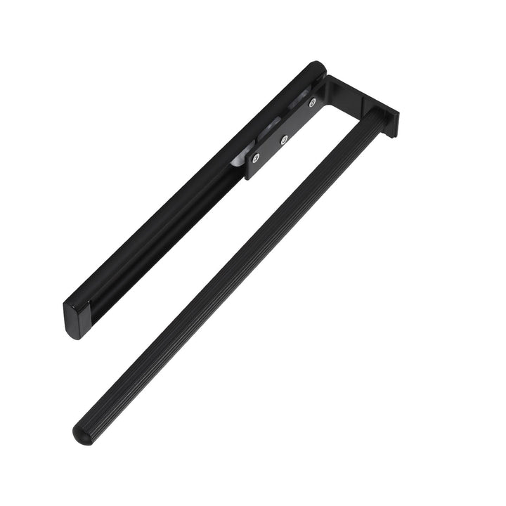 SOTECH Aluminium Handtuchhalter TED 1-armig schwarz matt (325-487 mm, ausziehbar) Teleskop-Handtucha