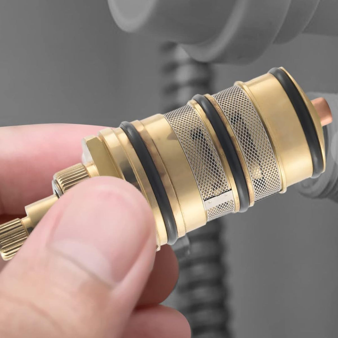 Thermostatkartusche aus Messing für Thermostathahn für Zuhause, Solarventil H-1, Ersatz-Mischkern fü