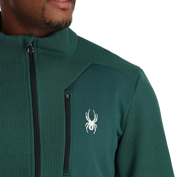 Spyder Herren Bandit Jacket Fleecejacke S Cypress Green, S Cypress Green