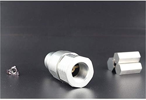 G1/2 Aussengewinde + Innengewinde Flache Oberfläche Hydraulischer Schnellanschluss Adapter Kupplung