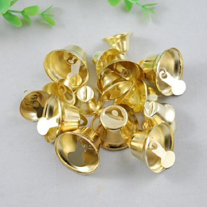 Operitacx 120 StüCk GlöCkchen Zum Basteln, 20mm Kleine GlöCkchen FüR Basteln, Weihnachtsglocken, Win
