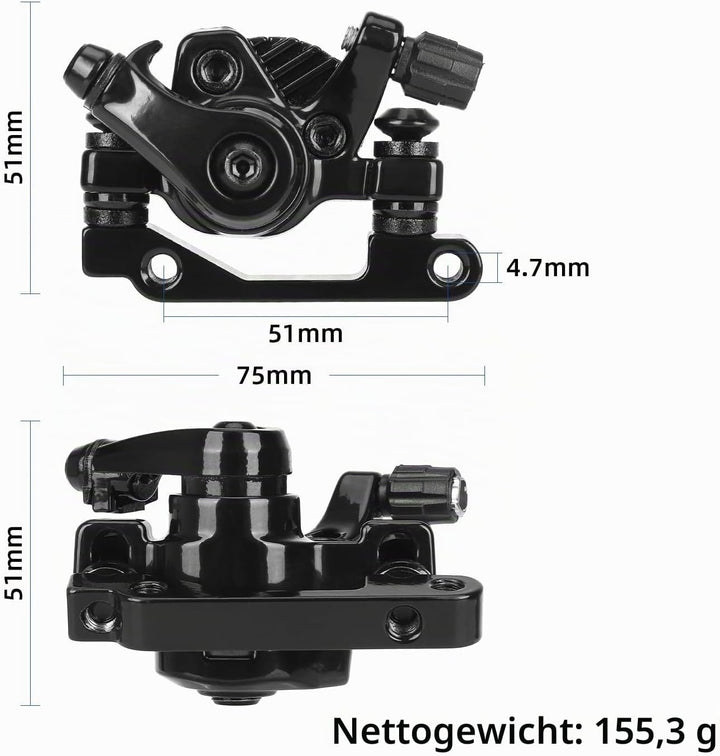 Bremse für KuKirin G2 Pro/G2 Max Scheibenbremse für Elektroroller, Zubehör, Ersatzteile, Kabelbremse