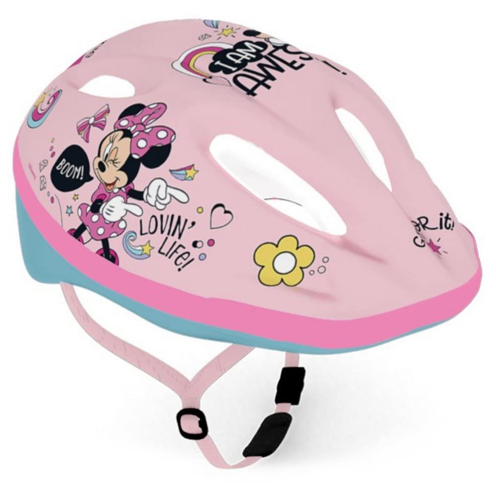 Disney Unisex Jugend Minnie Mouse Fahrradhelm, Mehrfarbig, Einheitsgrösse
