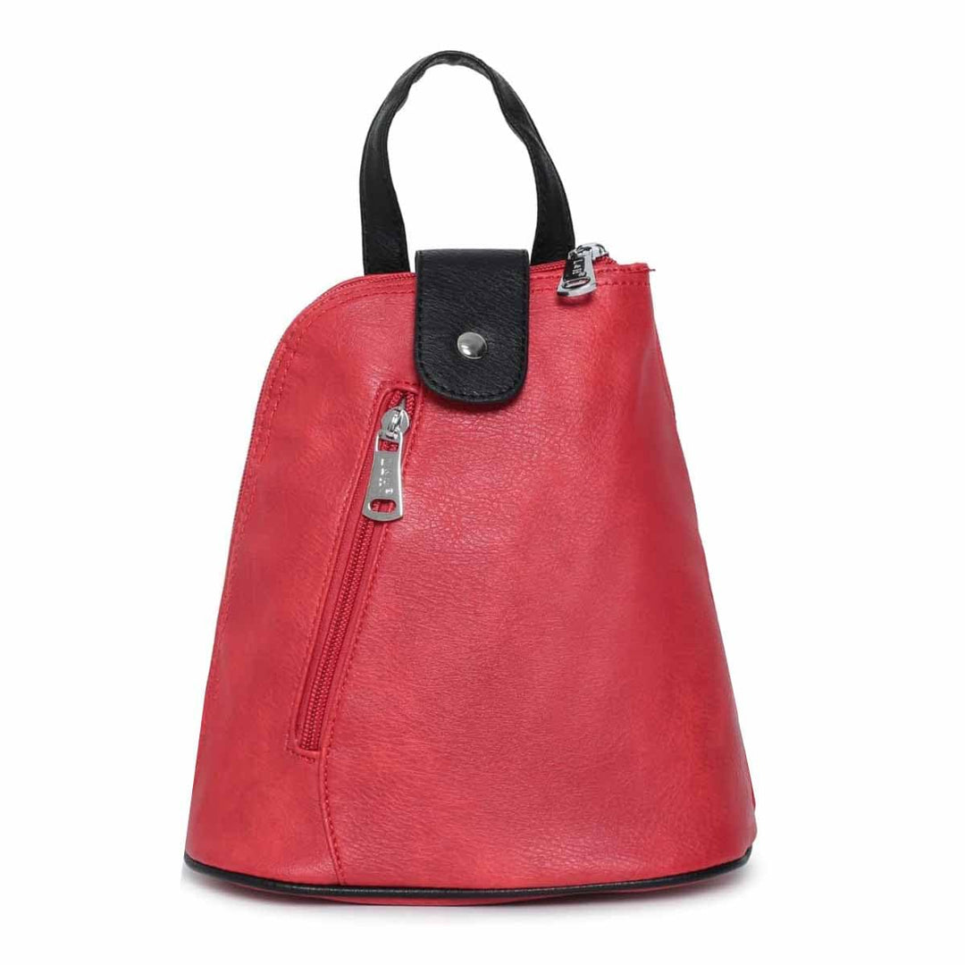 Damen Rucksack Schultertasche Umhängetasche BackPack Handtasche Crossover Crossbody Henkeltasche Rei