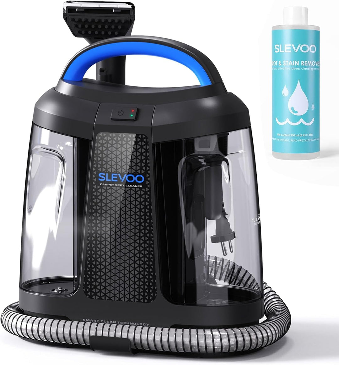 Slevoo Polsterreiniger Gerät 450W Nasssauger, Waschsauger mit Reinigungsmittel Teppichreiniger mit s