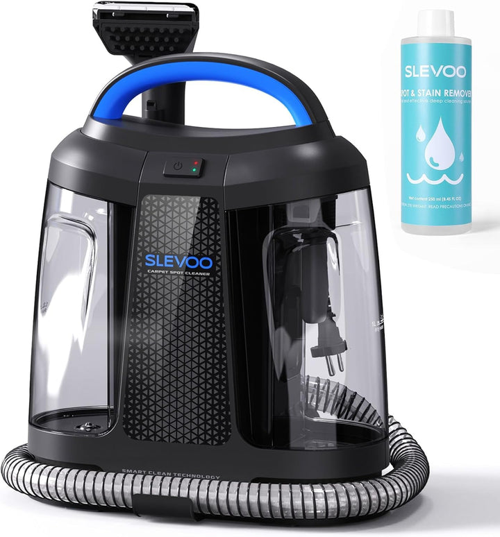 Slevoo Polsterreiniger Gerät 450W Nasssauger, Waschsauger mit Reinigungsmittel Teppichreiniger mit s