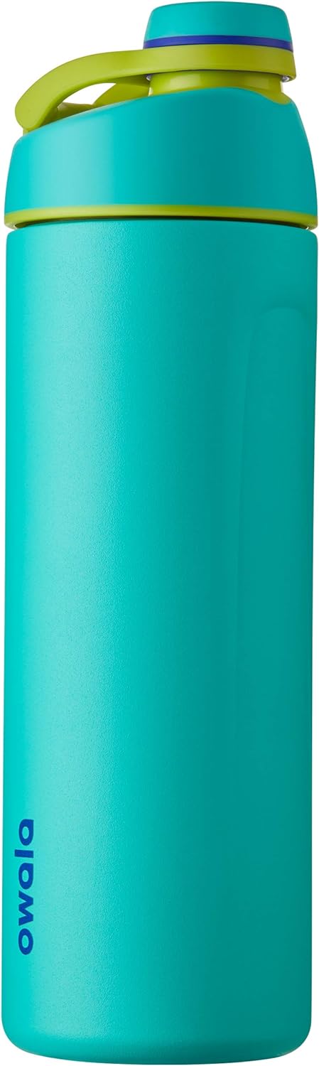 Owala Twist Edelstahl Trinkflasche mit Drehverschluss, 710ml, Neon Basil 710 ml Neon Basil, 710 ml N
