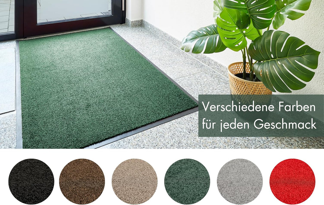 andiamo Fussmatte Verdi - rutschfeste Schmutzfangmatte innen für den Eingangsbereich - ideal als Tür