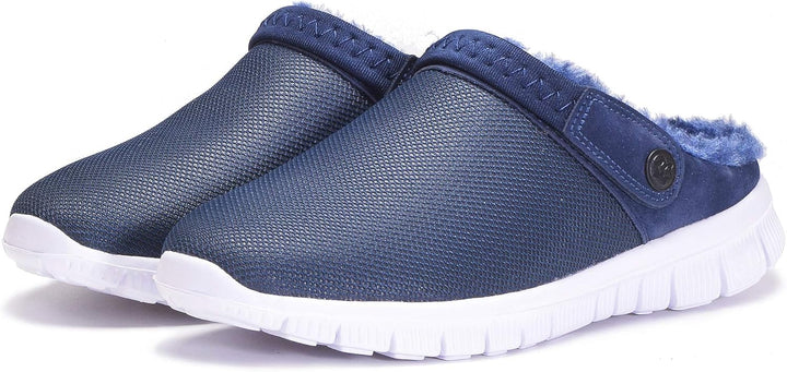 Eagsouni Clogs Hausschuhe Herren Damen Winter Gartenschuhe Haus Pantoffeln Warme Plüsch Gefüttert Ga