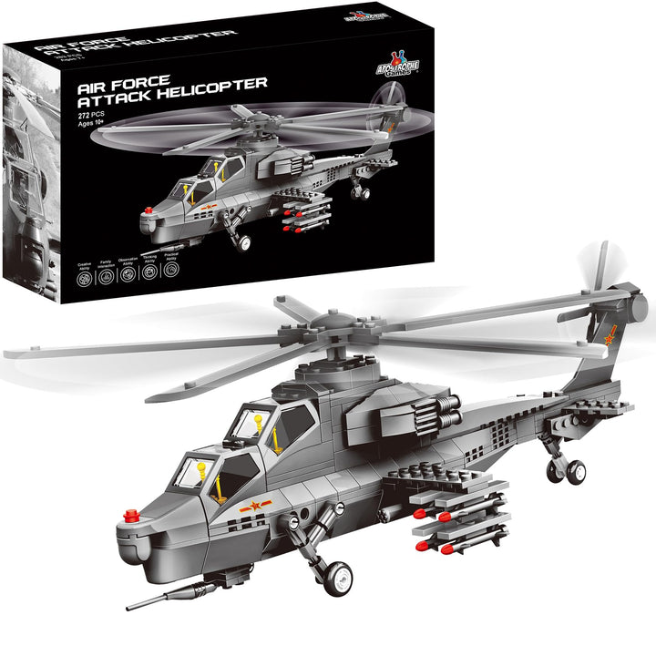 Apostrophe Games Angriff Hubschrauber Baustein Set - 283 Stücke, Hubschrauber