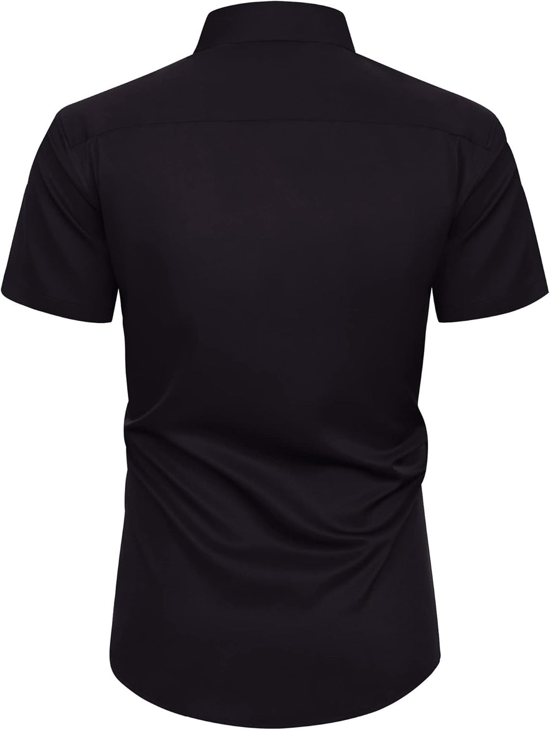 siliteelon Herren Kurzarm Hemden Casual Regular Fit Bügelfrei Business Hemd Faltenfrei Formales Hemd
