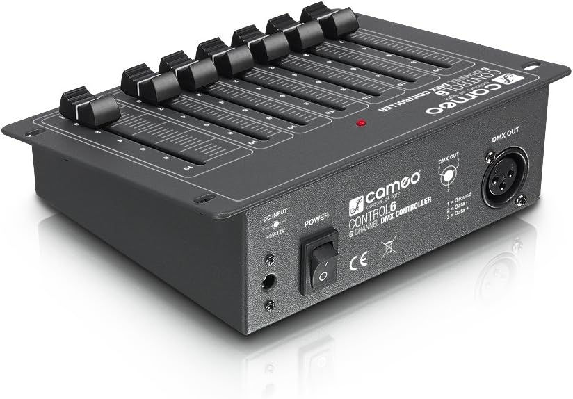 Cameo Control 6 DMX-Controller mit 6 Kanälen schwarz