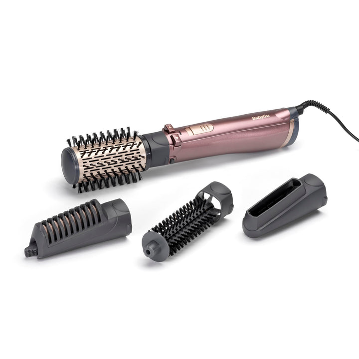 BaByliss Beliss Big Hair 1000 Watt 4-in-1 Heissluftstyler mit Aufbewahrungstasche, Grau, AS960E, 39,