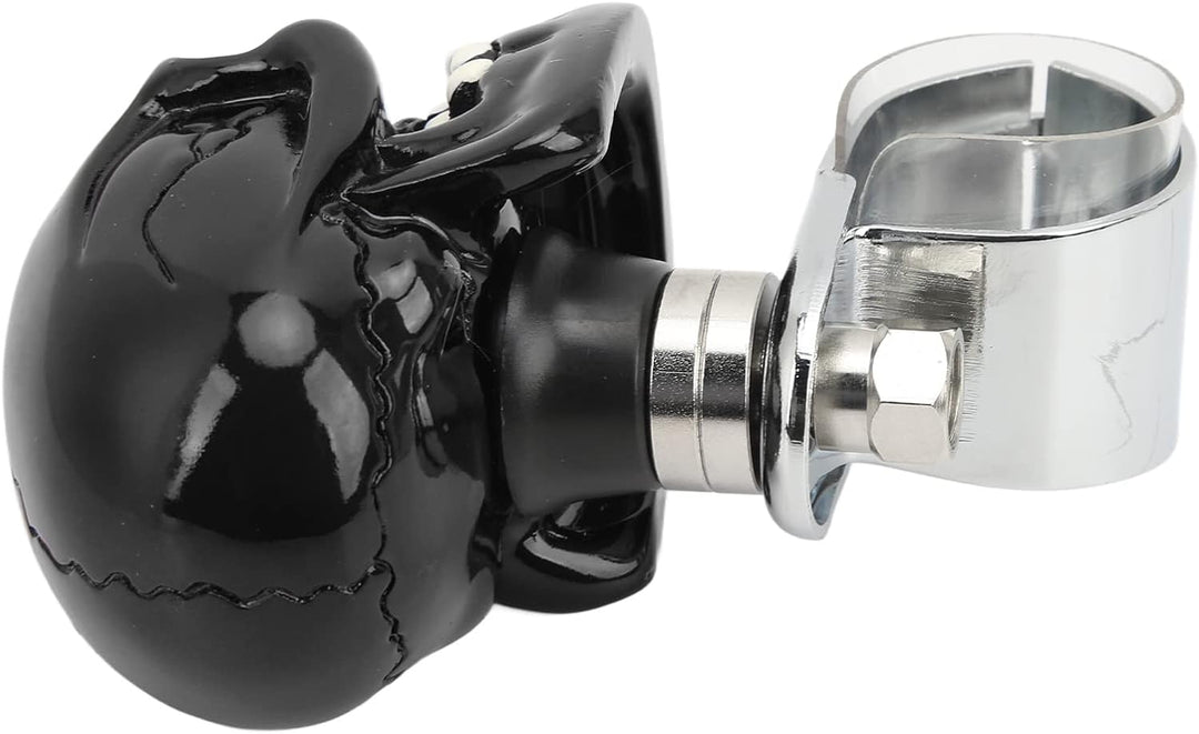 Lenkradknauf, Totenkopf-Lenkradknauf Spinner Suicide Power Handle für Autos, LKW, Traktoren, Boote(S
