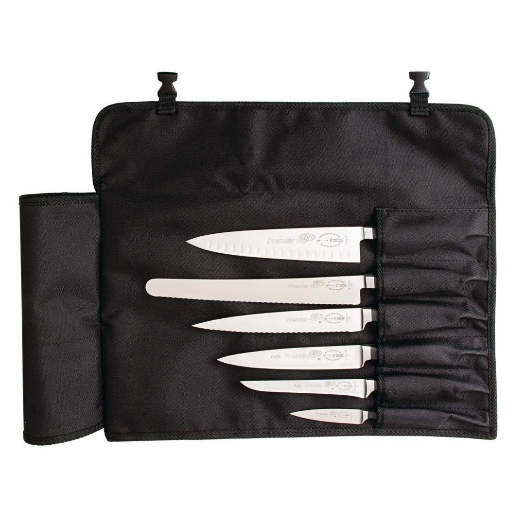 F. DICK Rolltasche für Messer (ohne Inhalt, Platz für 7 Messer, stabil)
