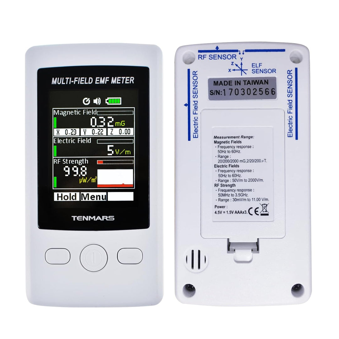 Multi-Feld EMF Meter Tasche ELF RF Gauss Meter 2000mG Elektromagnetisch Elektrisch RF Feld Stärke Pr