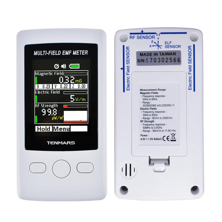 Multi-Feld EMF Meter Tasche ELF RF Gauss Meter 2000mG Elektromagnetisch Elektrisch RF Feld Stärke Pr