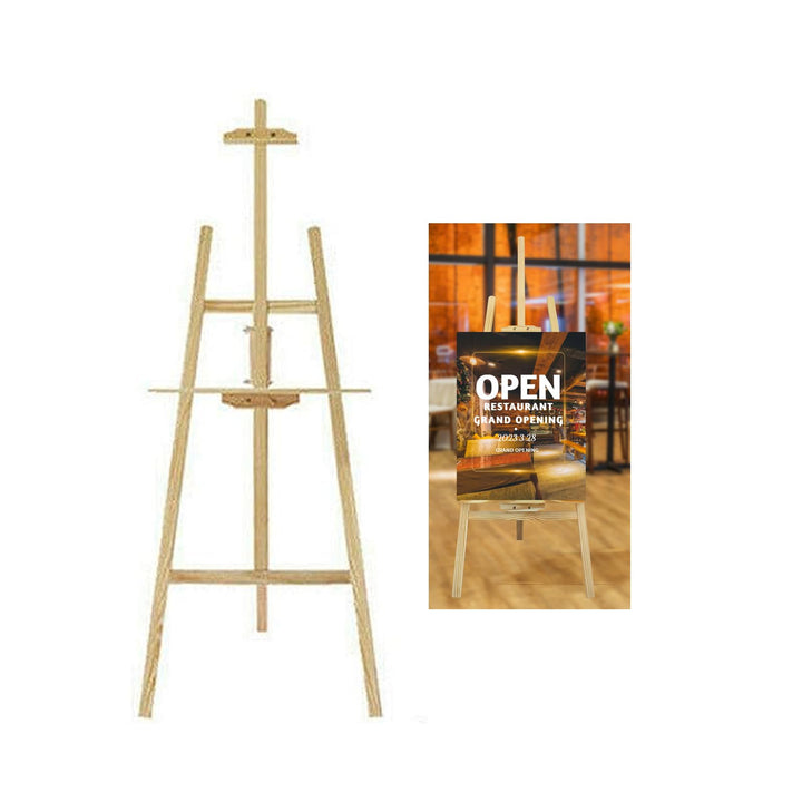Akademie Staffelei. Hochwertige klappbare Holzstaffelei 150cm Für Kinder, Hobbyzeichner & profession