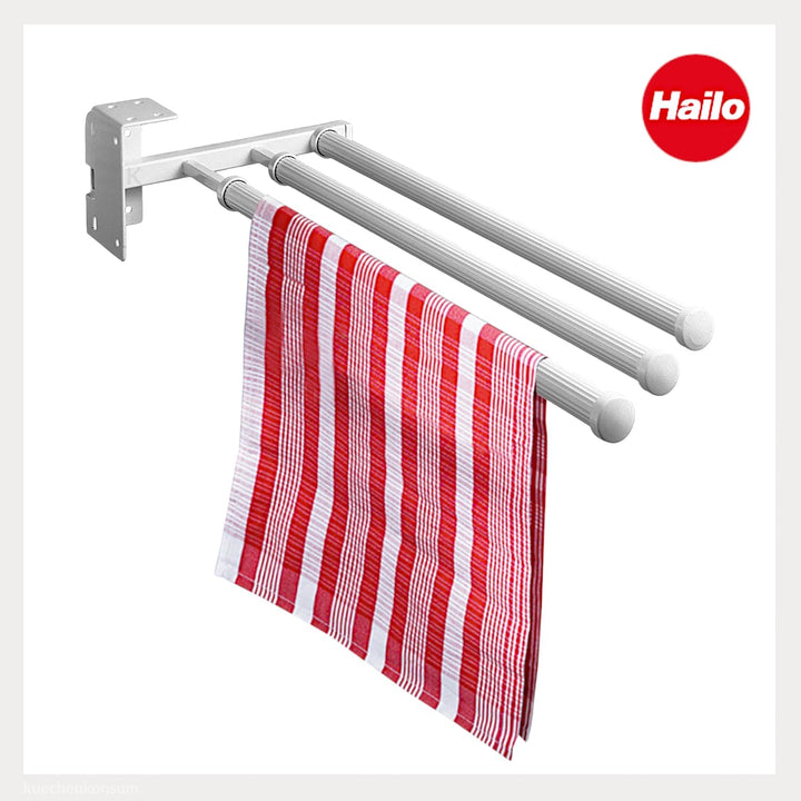 Hailo SECCO Handtuchhalter 3armig Handtuchhalter Handtuchstange Handtuchtrockner
