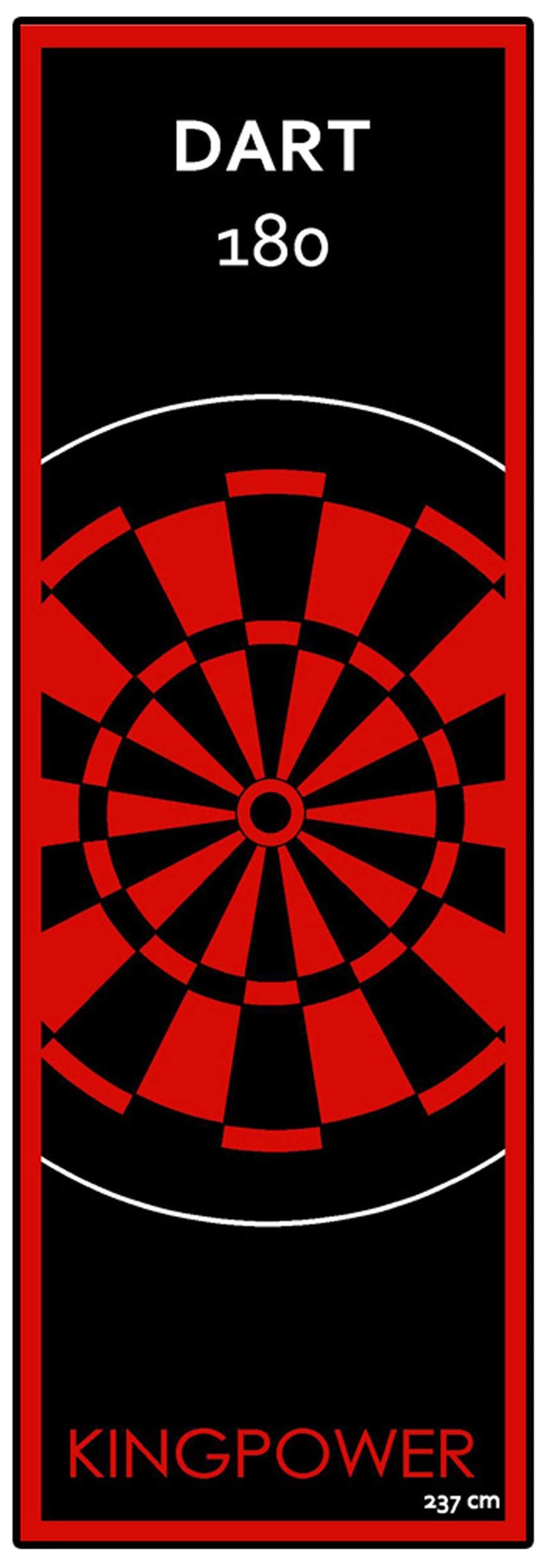 Kingpower Dartmatte Dart Teppich Turnier Matte Abwurflinie Bodenschutz Zubehör Dartpfeile Dartscheib