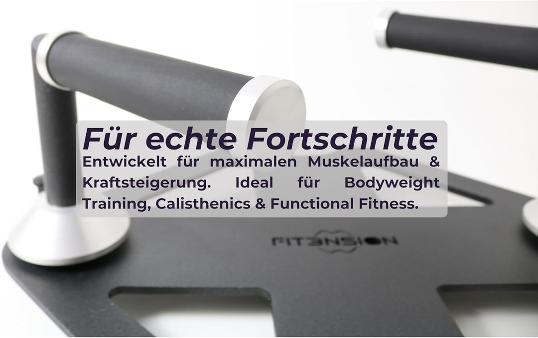 Base – Premium Liegestützgerät aus Metall | Push-Up Board mit 64 Griffpositionen | Ergonomische & be