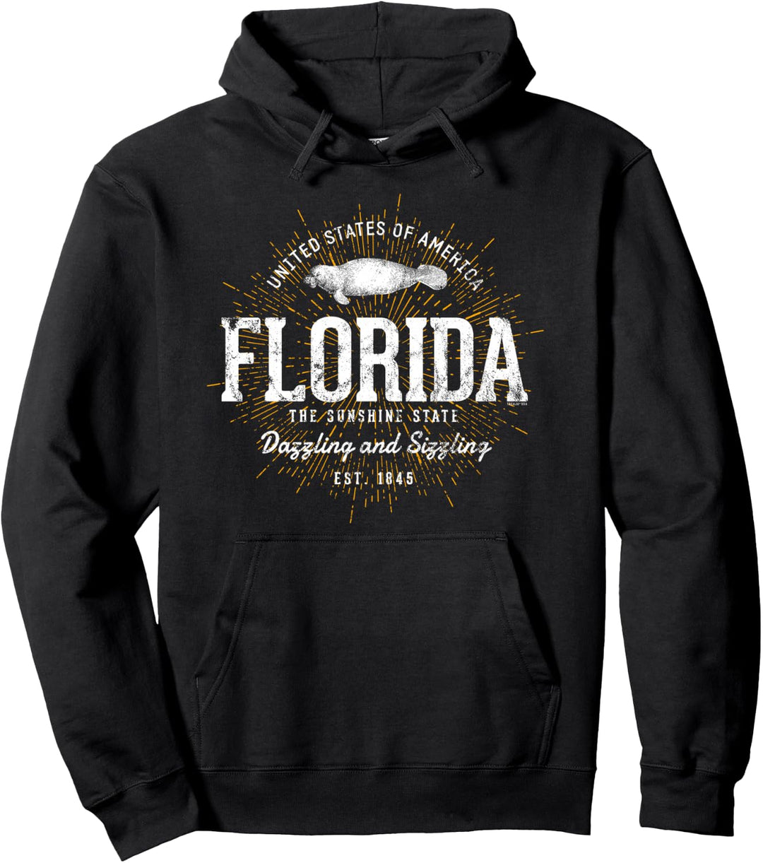 Vereinigte Staaten Retro Vintage Florida Pullover Hoodie
