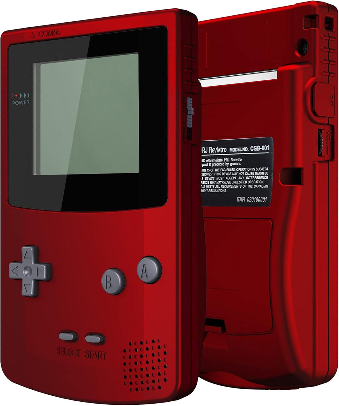 eXtremeRate IPS Ready Upgraded Case&Button für Gameboy Color, DIY-Ersatz Full Hülle Gehäuse Set für