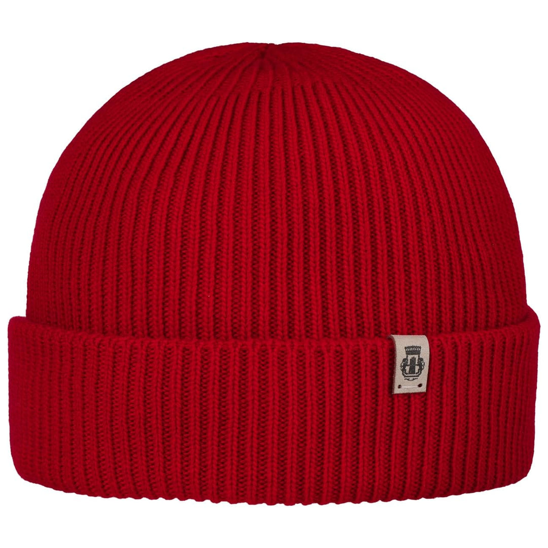 Roeckl Damen Essentials Umschlagmuetze Mütze 53-59 Dunkelrot, 53-59 Dunkelrot