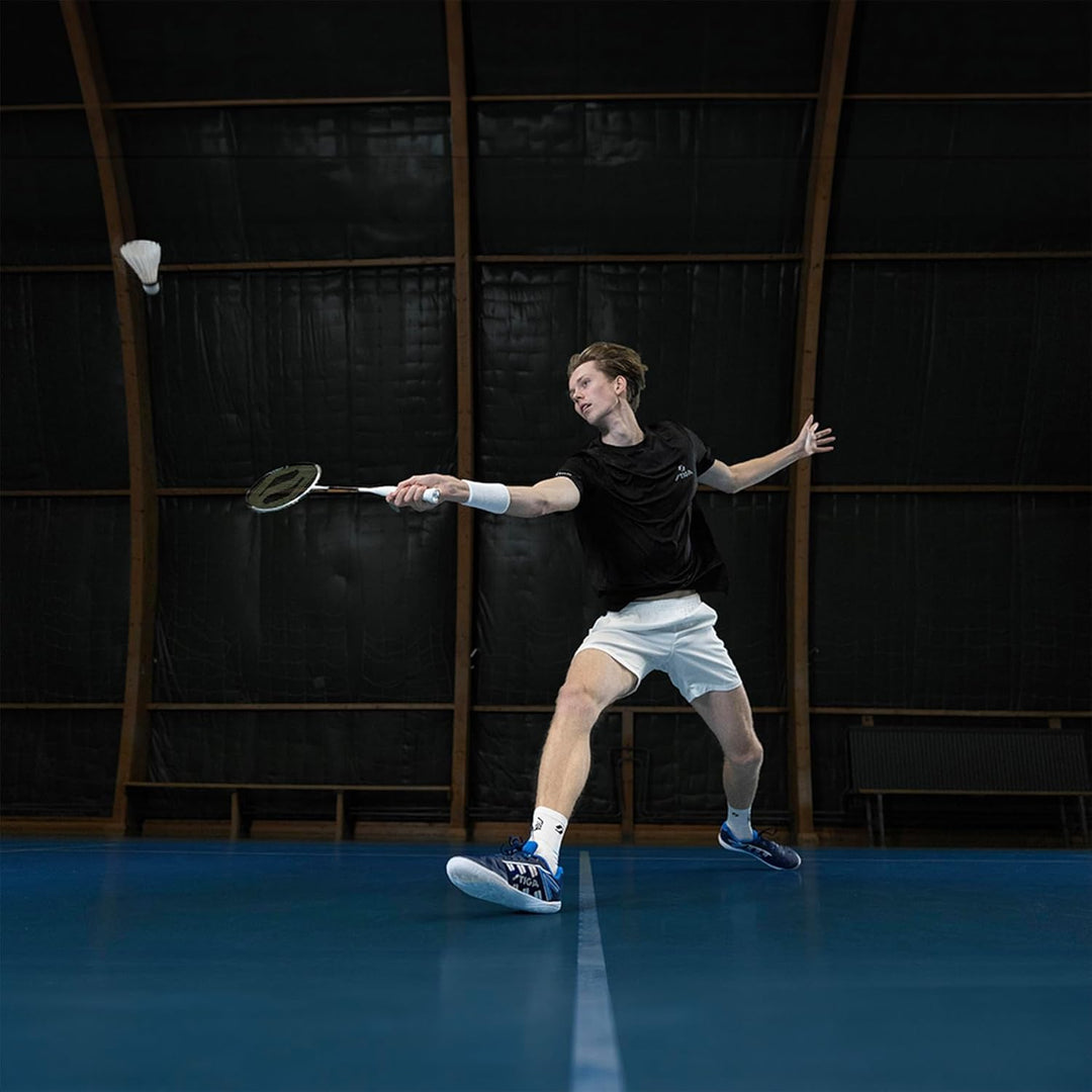 STIGA Badmintonschläger Aviox Pro - Head-Heavy Topschläger mit Exklusiver Kohlefaser für Unschlagbar