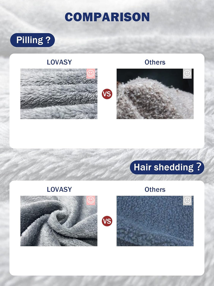 Lovasy Fleece Schlafanzug Damen Winter Lang Pyjama Set Warmer Flauschiger Frottee Schlafanzüge für D