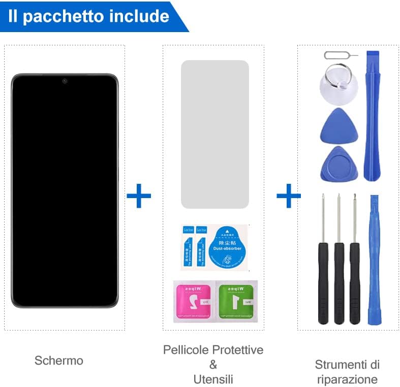 iYAiYO Incell Display Digitalisierer Touchscreen Ersatz kompatibel mit Samsung A52 4G SM-A525F, SM-A