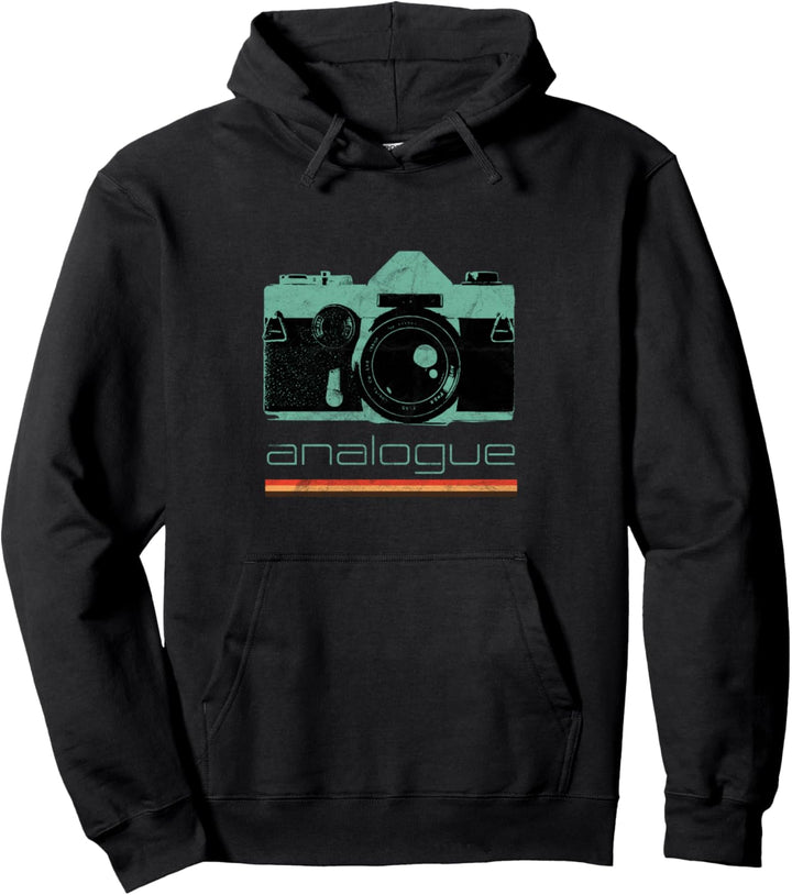 Vintage Fotograf Analog SLR Kamera Retro Film Lens Photo Pullover Hoodie
