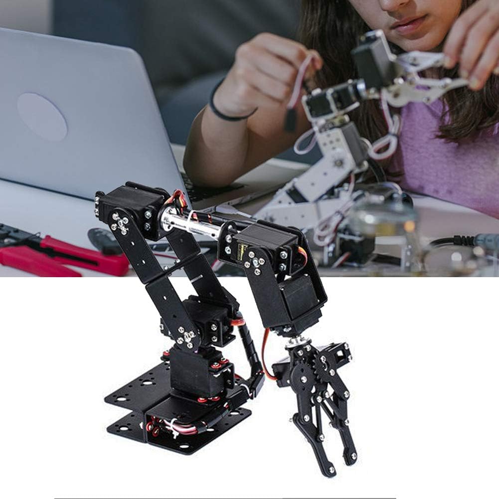 Mechanischer Arm, 6DOF-Roboterarm, Programmierbarer Vollmetall-Roboter, Mechanischer Arm, Klemmklaue