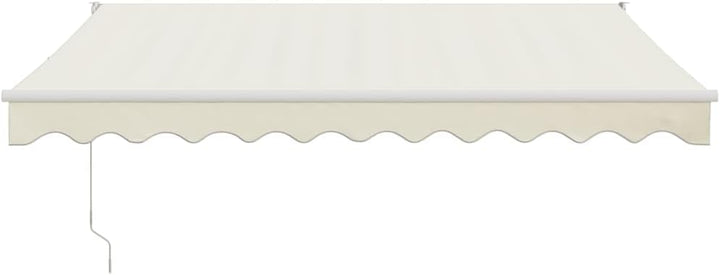 vidaXL Elektrische Markise mit Kurbel Creme 3,5x2,5 m Creme 3.5 x 2.5 m, Creme 3.5 x 2.5 m