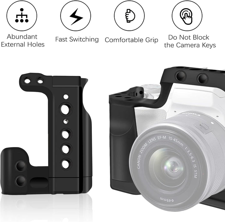 EOS M5 Kamerakäfig EOS M5/M50/M50 II Kamerakäfig für Canon EOS M5/M50/M50 II Kameratasche Camera Rig