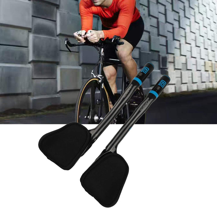 PLATT Fahrradlenker 31,8 Carbonlenker Renn/Triathlonlenker Aerobar Lenkeraufsatz Tri Bar, 3K Glossy