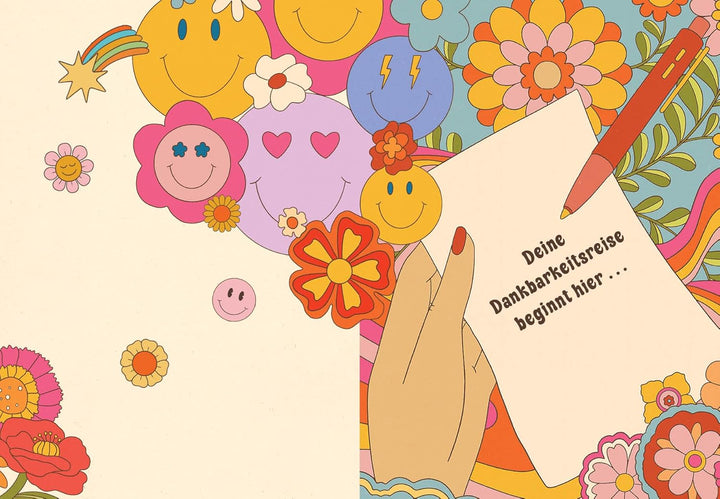 Daily Gratitude Journal – Das farbenfrohe Dankbarkeits-Tagebuch, das einfach glücklich macht: 5 Minu