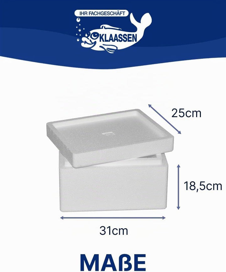 Thermobox, Styroporbox / Eisbox für Essen, Getränke &amp; temperaturempfindliche Ware, Isolierbox aus St