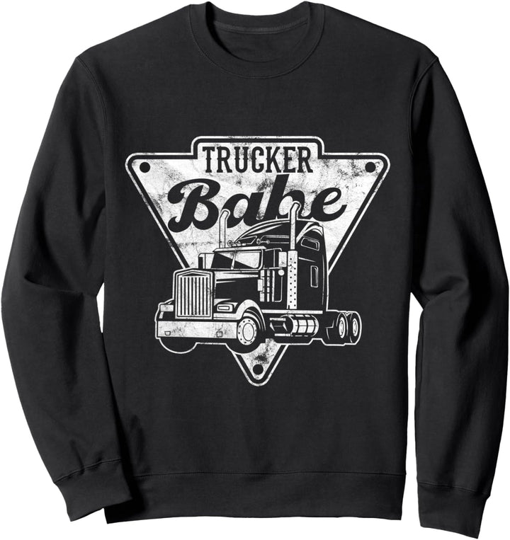 Einzigartiges Trucker Babe Geschenk Lkw-Fahrerin Frauen Sweatshirt